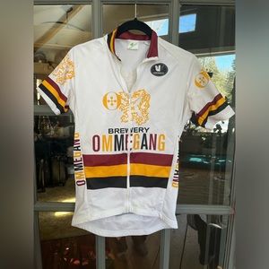 Ommegang Brewery bike shirt S